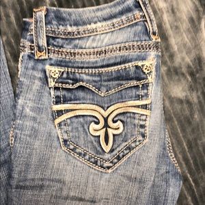 Cecilia bootcut Rock Revivial jeans.